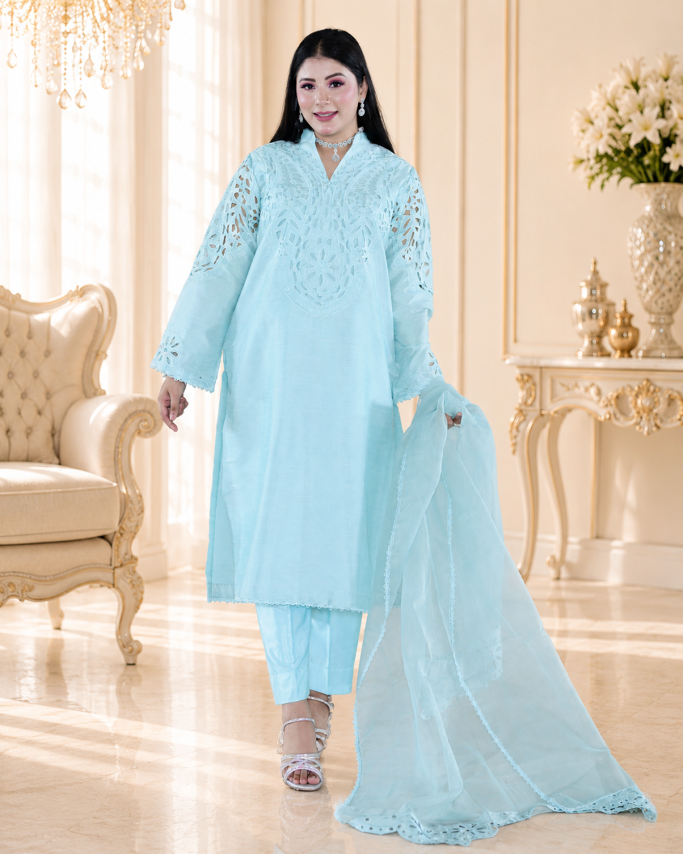 Stunning Sky Blue bore work