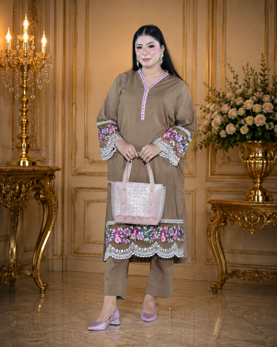Brown Ethnic wear